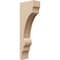 Ekena Millwork 3"W x 6"D x 18"H Thin Diane Rough Cedar Woodgrain TimberThane Corbel, Primed Tan CORUR03X06X18DIARCPR - alternate 1